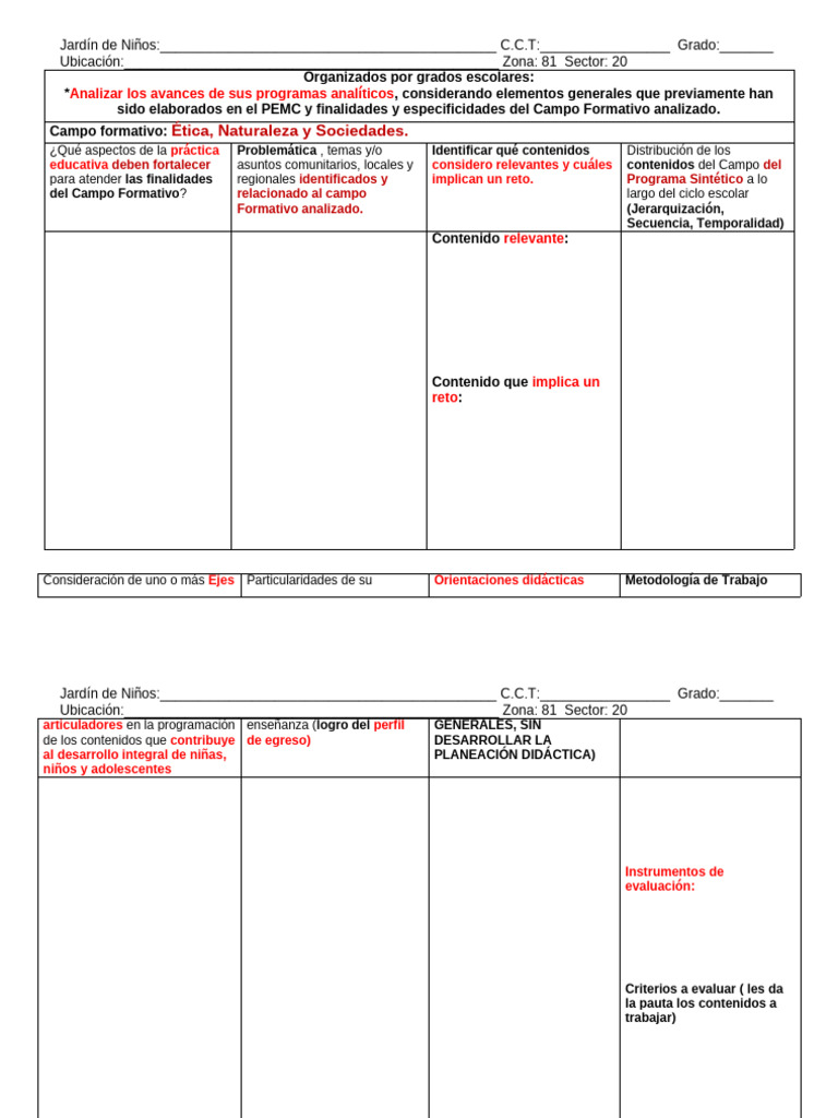 z81 Producto 6ta Sesion | PDF | Educación de la primera infancia ...