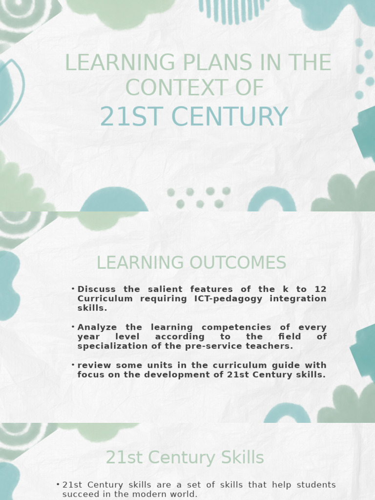Week 1 K To 12 Curriculum | PDF | Curriculum | Learning