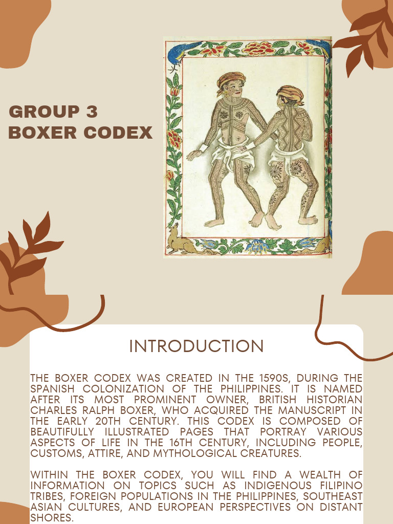 Boxer Codex: 16th Century Philippines Insights | PDF