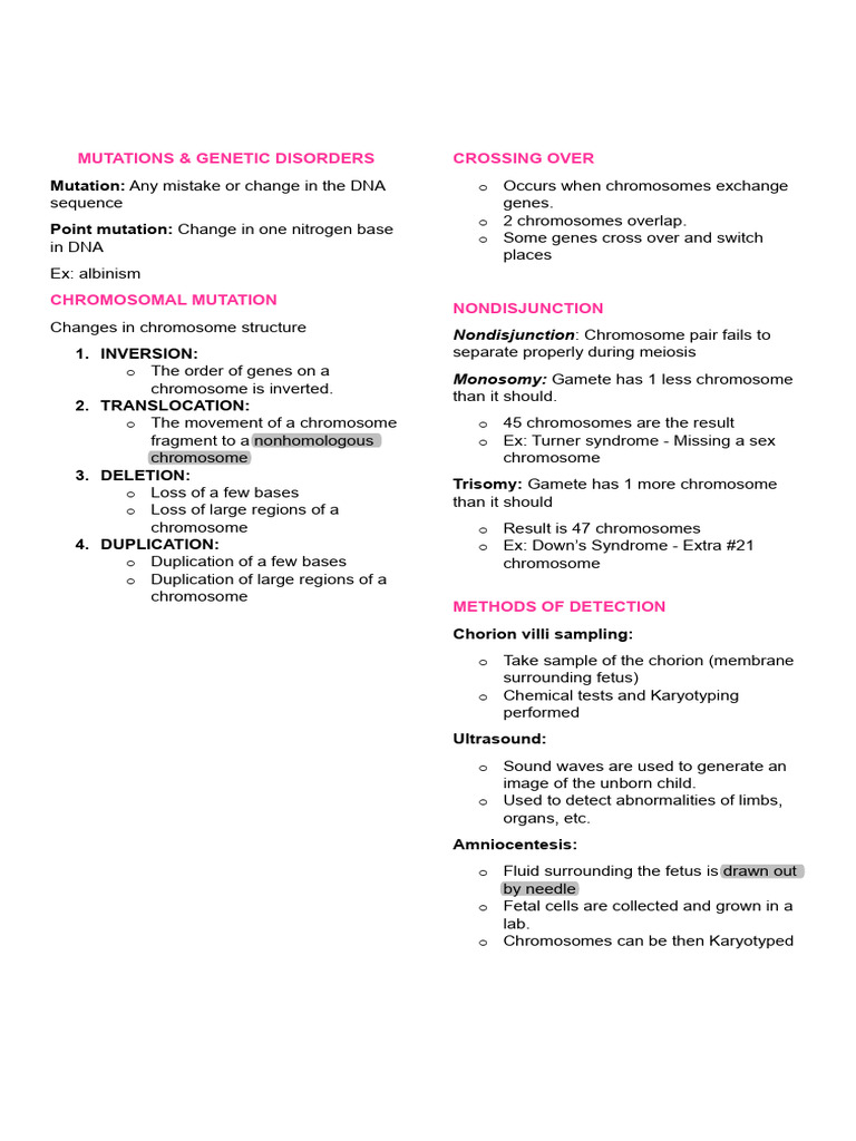 Mid Gen - 094102 - 202411221035 - 37398 | PDF | Down Syndrome | Genetics