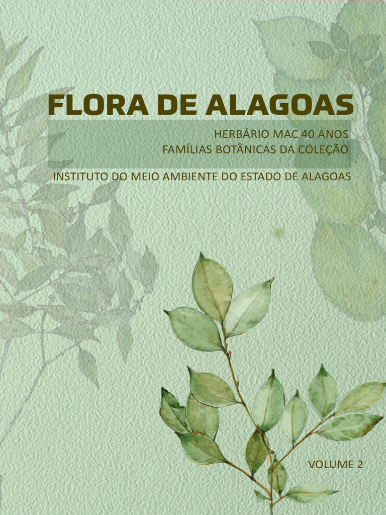 Famílias Botânicas da Flora de Alagoas | PDF