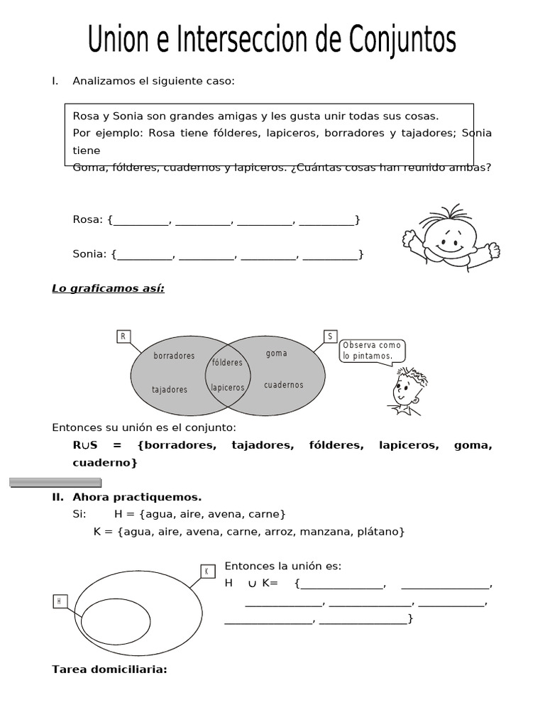 Unión e Intersección de Conjuntos | PDF | Animales y humanos