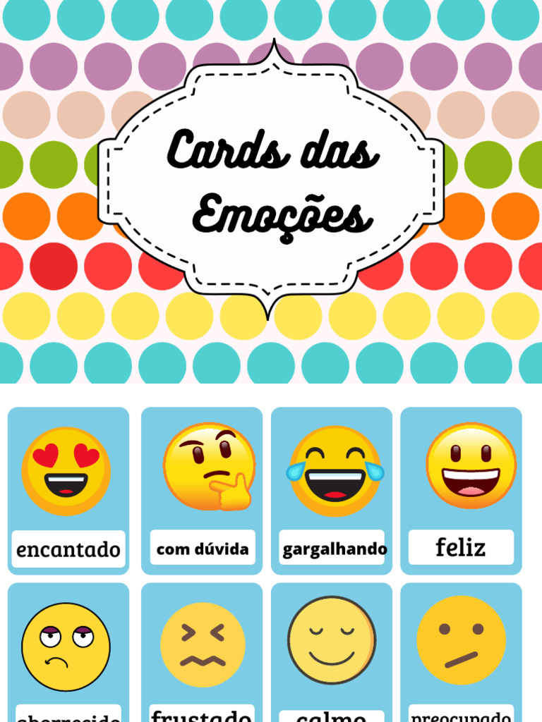 Cartas das Emoções: Sentimentos Diversos | PDF