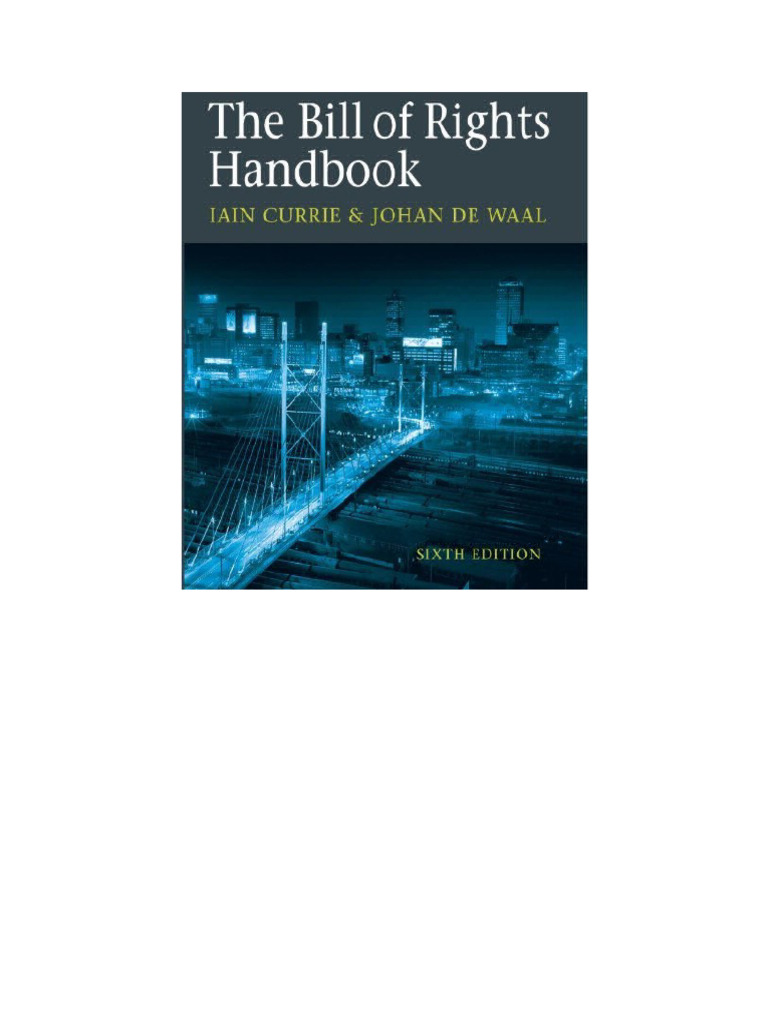 Bill of Rights Handbook: Sixth Edition | PDF | Constitution | Rule Of Law