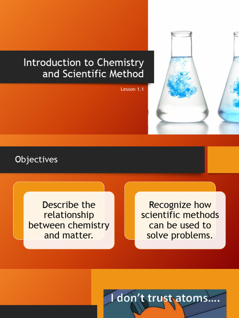 Lesson+1.1+ +Introduction+to+Chemistry+and+Scientific+Method.pptx | PDF ...