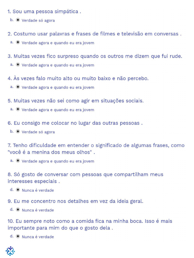 RAADS-R Test for Autism Evaluation | PDF