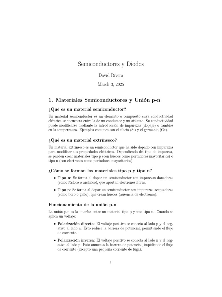 Smdas | PDF | Semiconductores | Unión PN