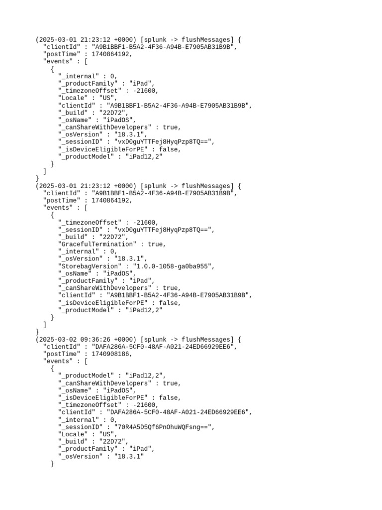 iPadOS 18.3.1 RTC Reporting Log | PDF | Mobile Computers | Smartphone