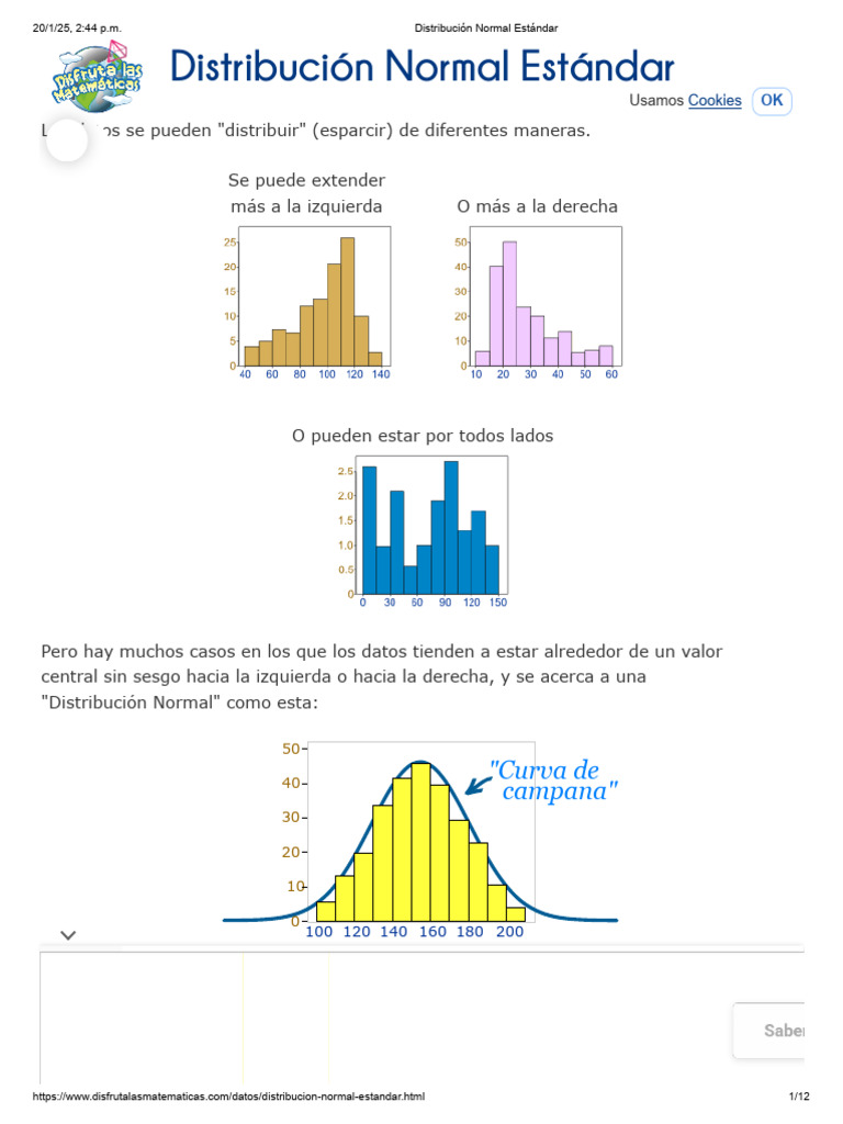 Comprendiendo la Distribución Normal | PDF | Desviación Estándar ...
