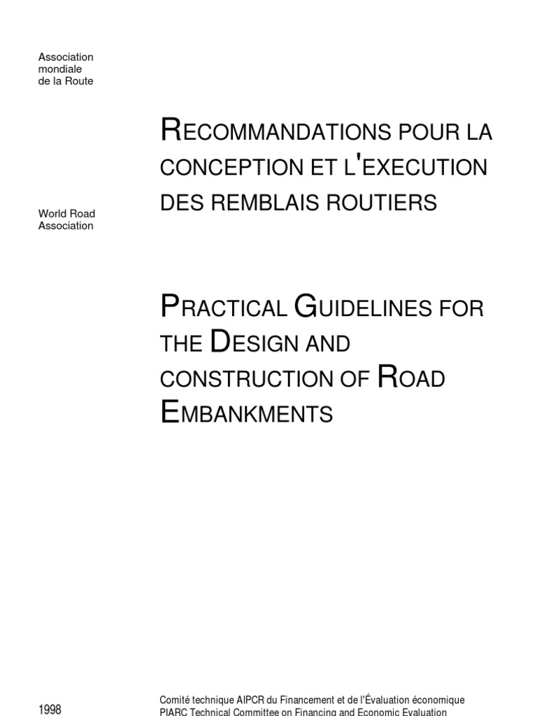 Recommandations pour remblais routiers | PDF | Argile | Sol (pédologie)