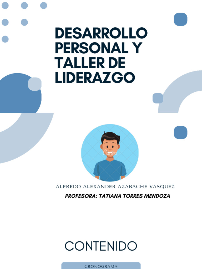 Taller de Liderazgo y Desarrollo Personal | PDF | Marketing | Estrés ...