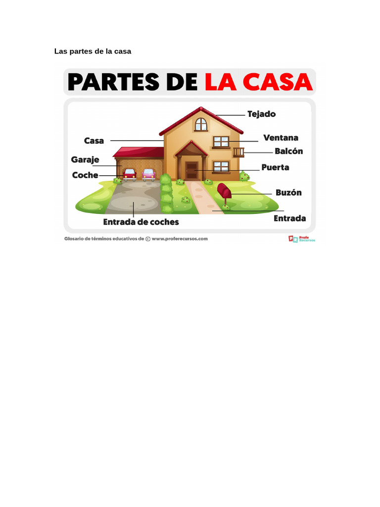 Partes de La Casa | PDF