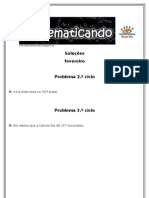 Matematicando  (soluções fevereiro). fev.