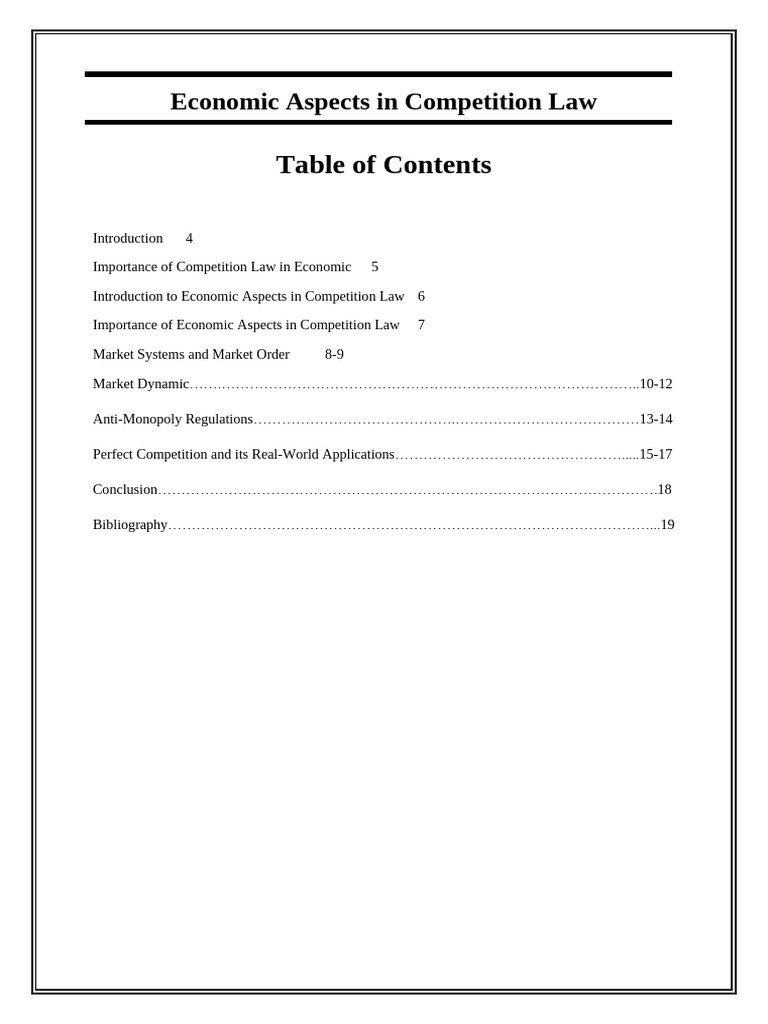 Economic Aspects of Competition Law | PDF | Competition Law | Competition