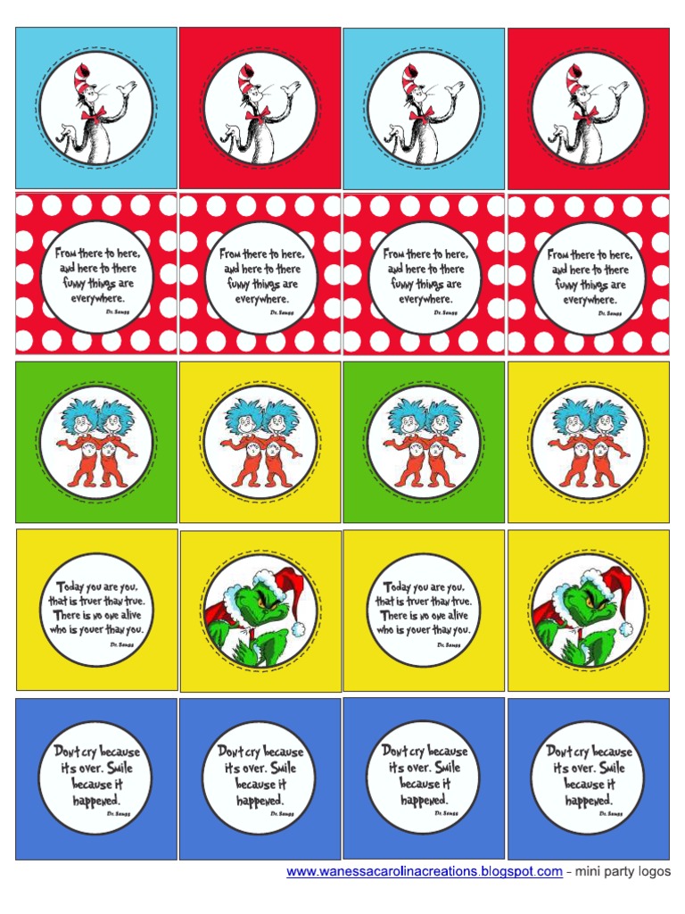 DR Seuss Printable Collection by Wanessa Carolina | PDF