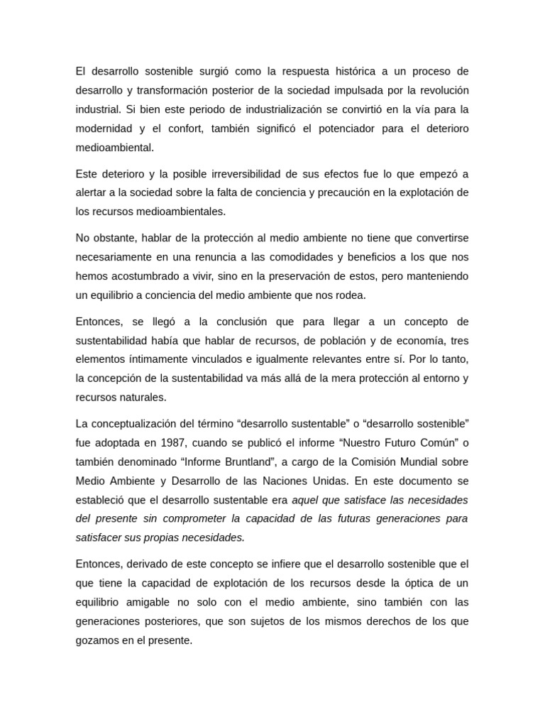 Análisis de los ODS y su impacto | PDF | Sustentabilidad | Desarrollo ...