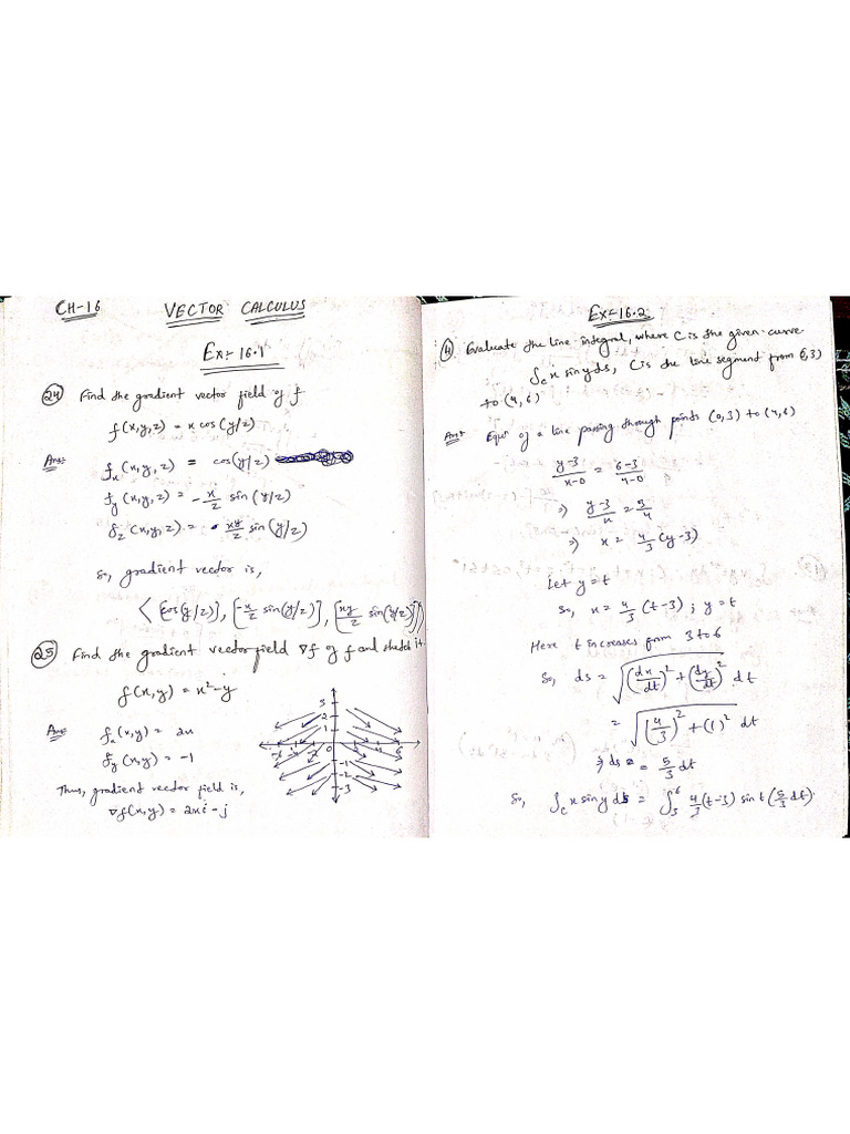 CH 16 Assignment Solutions - Calculus - Notefy | PDF