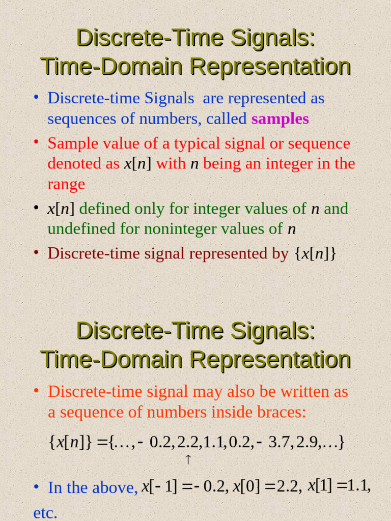 3 Signals and Systems in The Time Domain | PDF | Discrete Time And ...