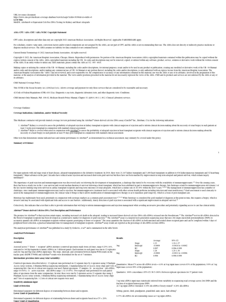 220052 | PDF | Transplant Rejection | Organ Transplantation