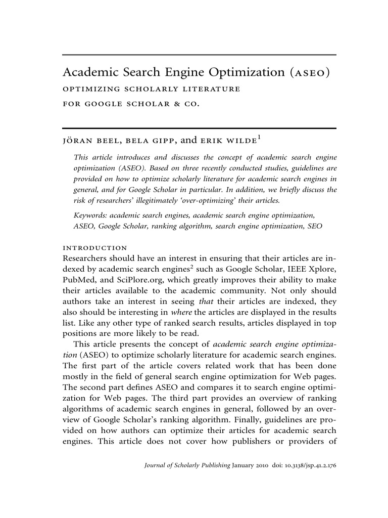 ART - 02 - Optimización de Motores de Búsqueda Académicos - Academic ...