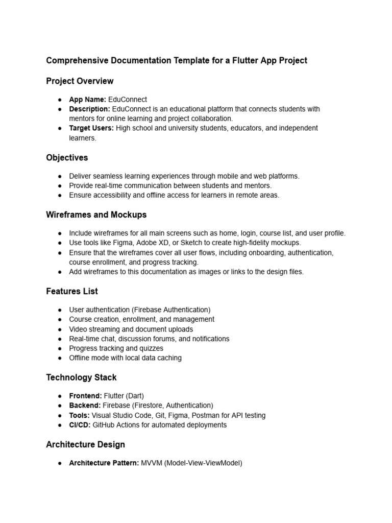 Documentation Template | PDF