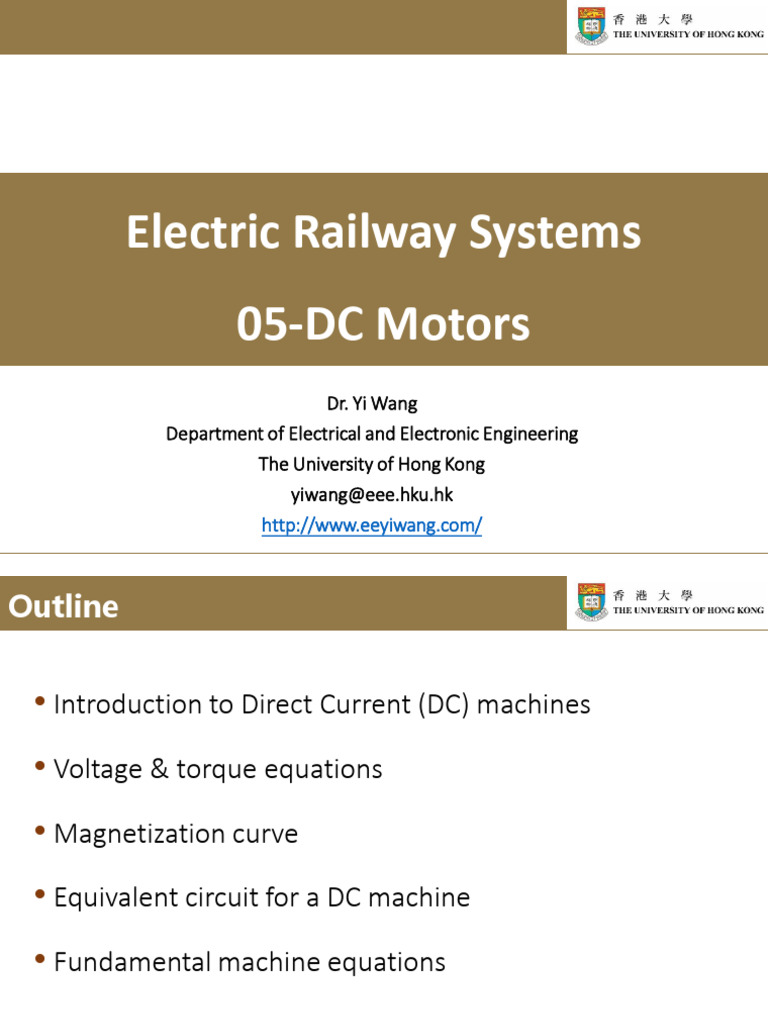 09 DC Motors | PDF | Electric Motor | Electric Generator