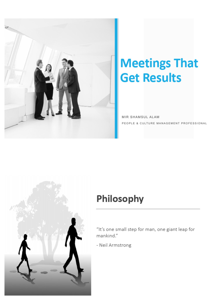 Effective Meeting Strategies | PDF