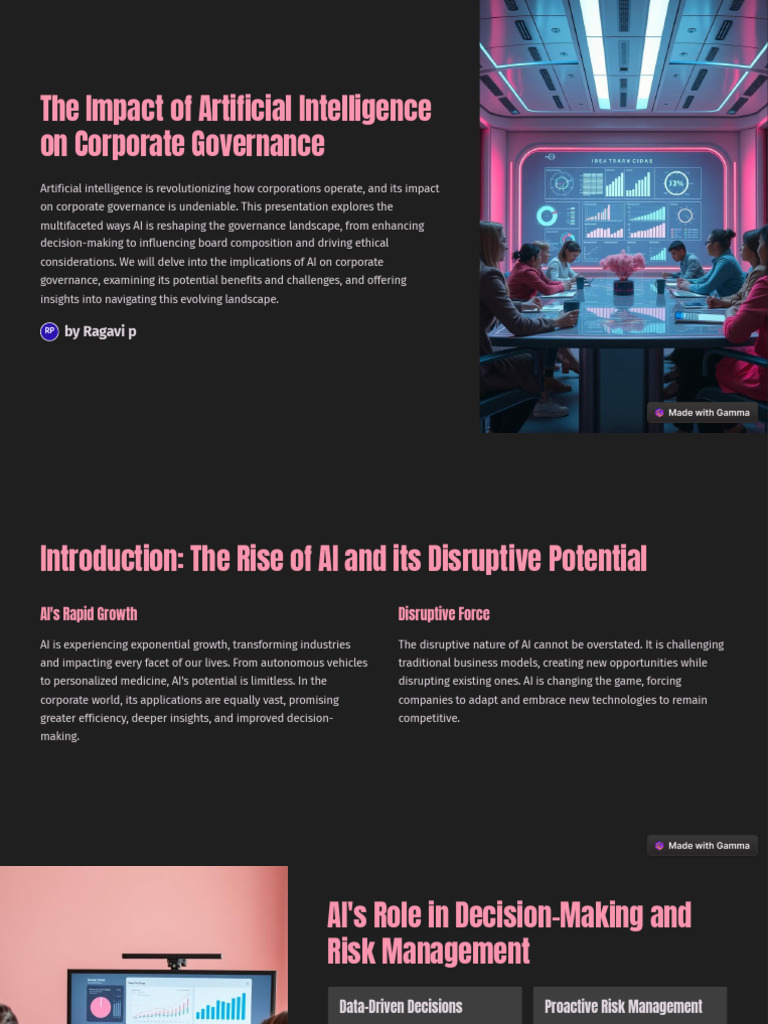 AI's Transformative Role in Governance | PDF | Artificial Intelligence ...