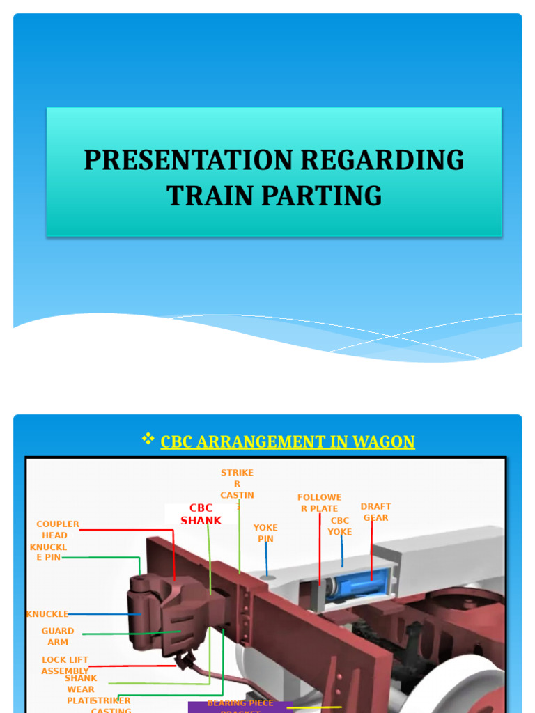 Train Parting and CBC Mechanisms | PDF | Mechanical Engineering ...