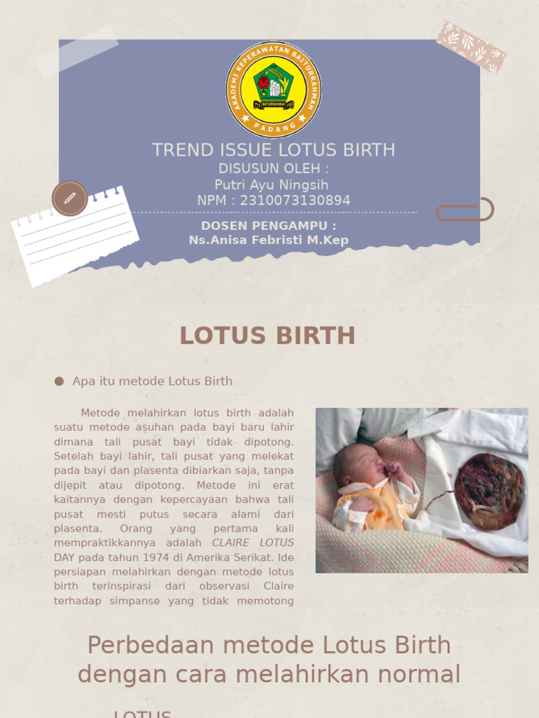 Understanding Lotus Birth Method | PDF | Planets | Planets In Astrology