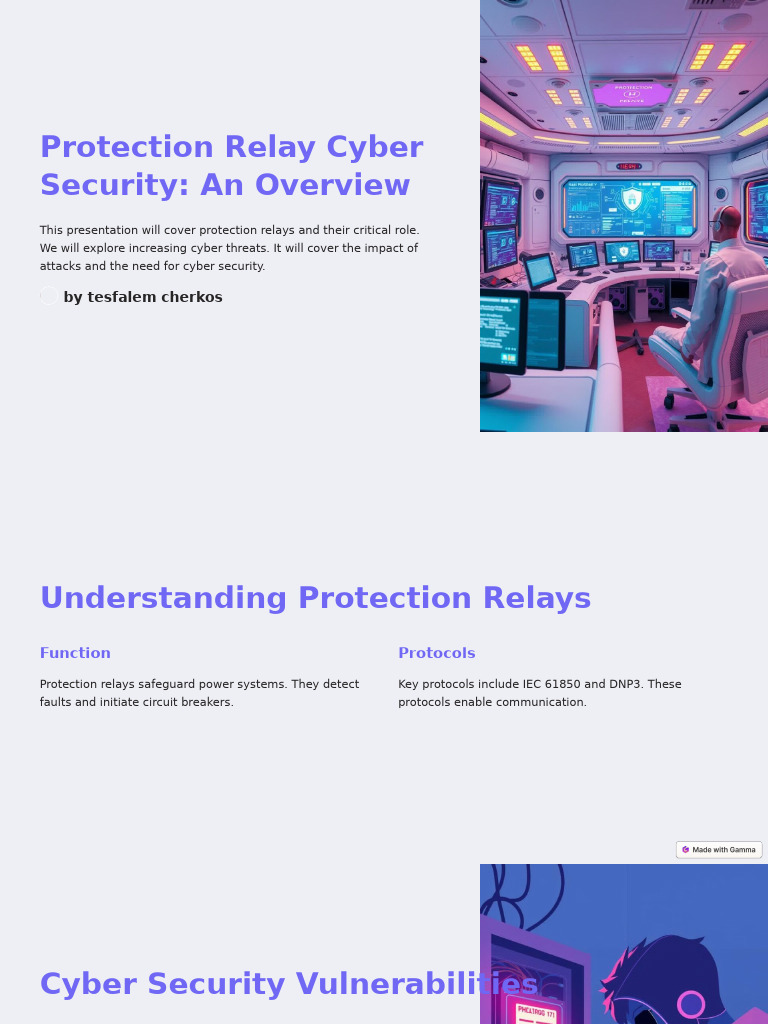 Protection Relay Cyber Security An Overview | PDF