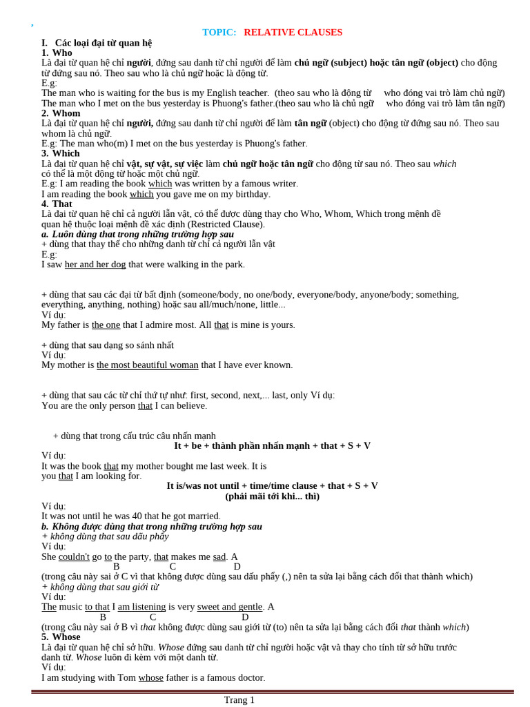 22 Relative Clause | PDF