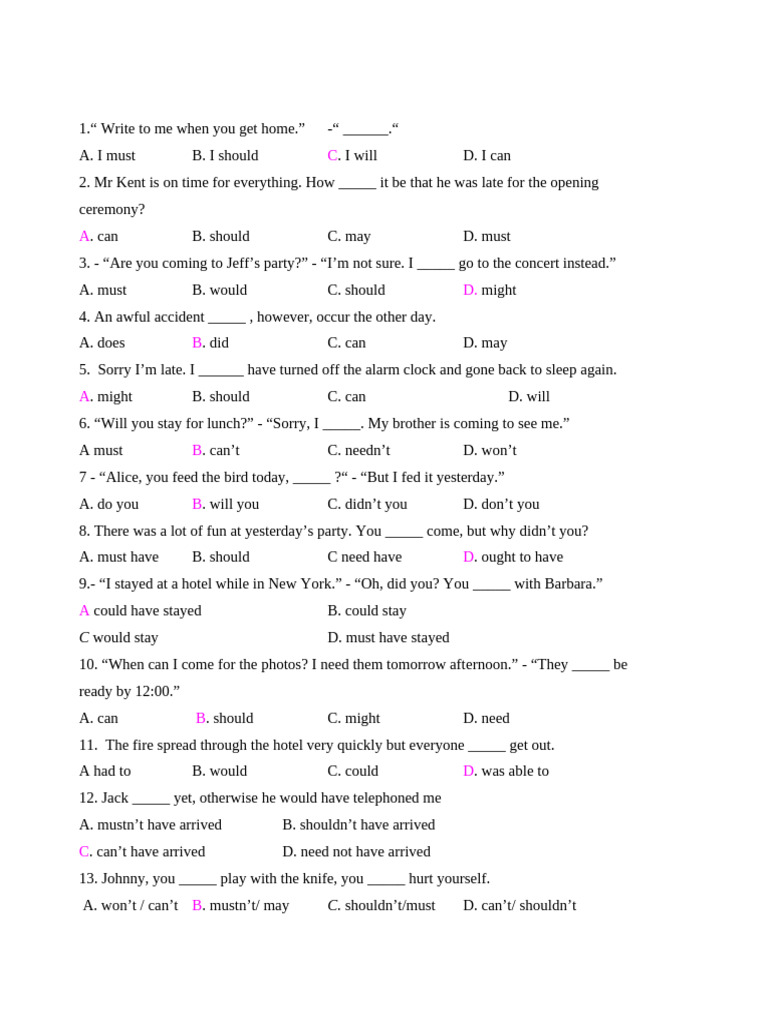  123doc bai tap ve modal verbs key pdf