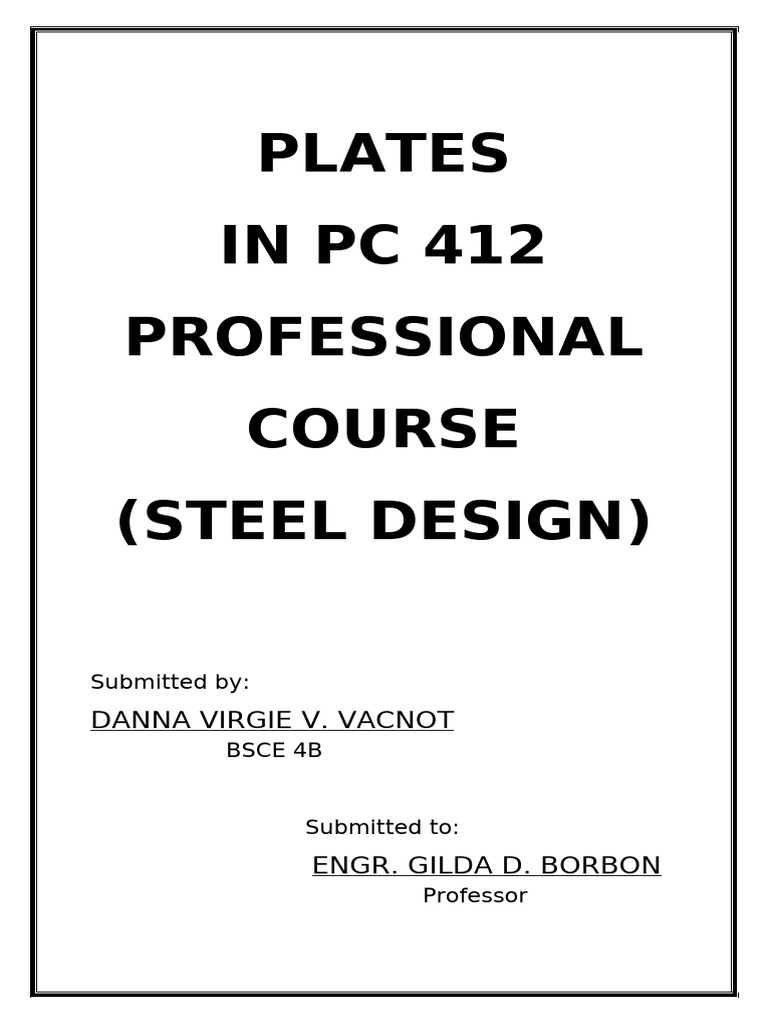 Structural Load Analysis for Steel Design | PDF | Structural Load ...