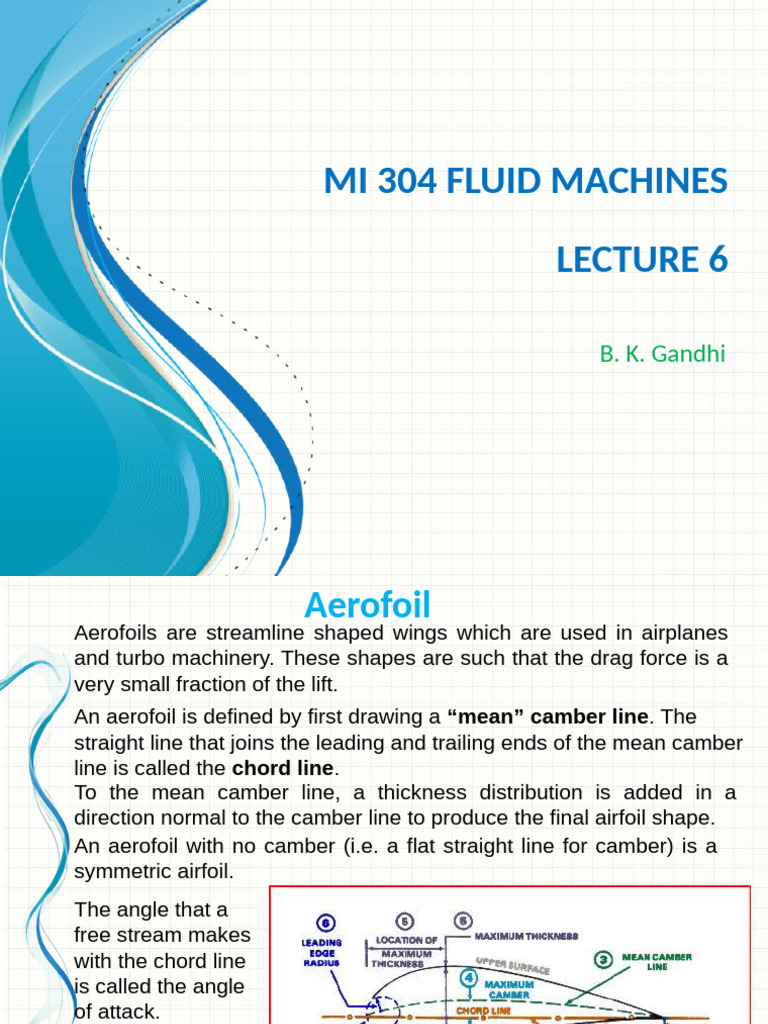 L6 - Aerofoil Theory | PDF | Airfoil | Lift (Force)