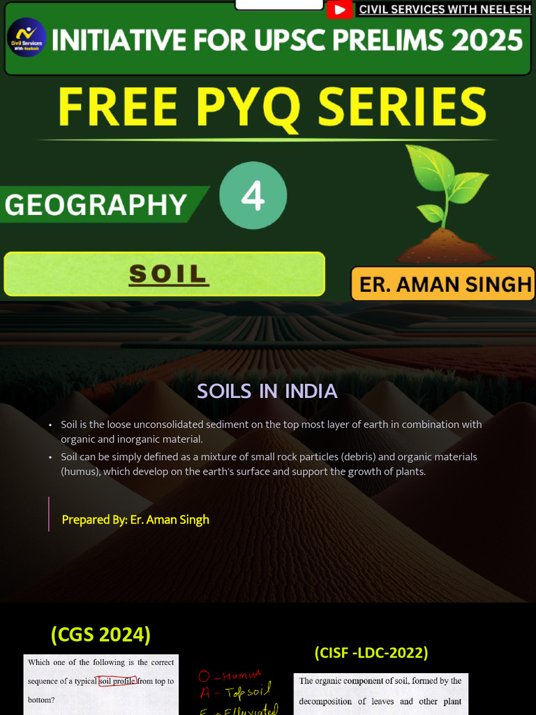 Podsolization in Indian Soils | PDF | Soil | Earth Sciences