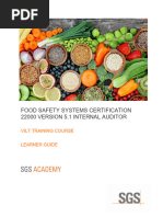 AIB Inspection Standards and Scoring 2021 | PDF | Food Safety | Risk