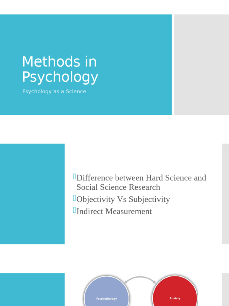 Methods in Psychology | PDF