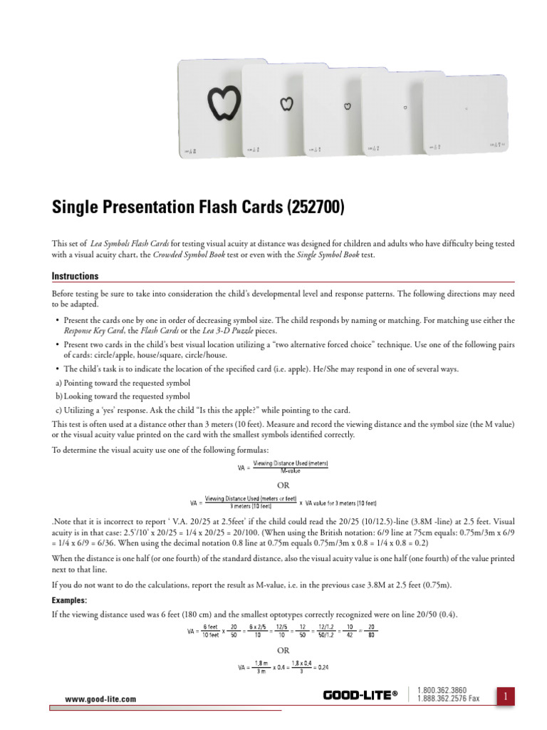 FlashCards Test | PDF | Visual Acuity