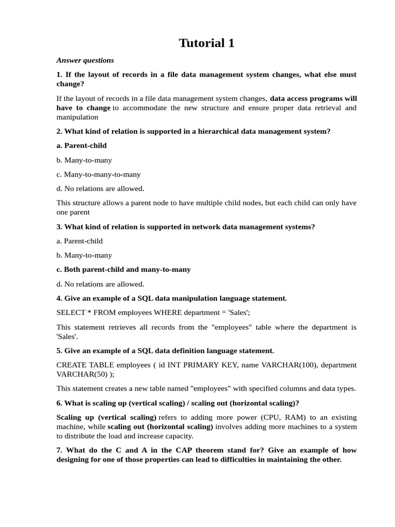 Data Management Systems Overview | PDF | No Sql | Databases