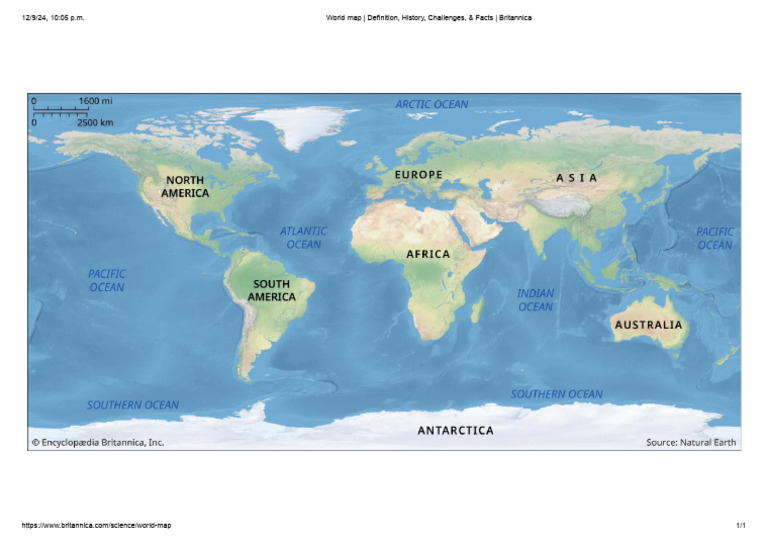 World Map Definition History Challenges Facts Britannica Pdf