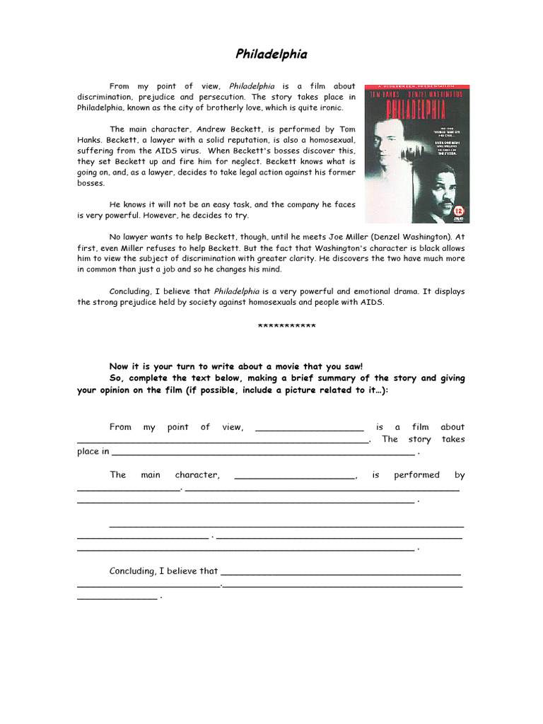 Writing A Film Review | PDF