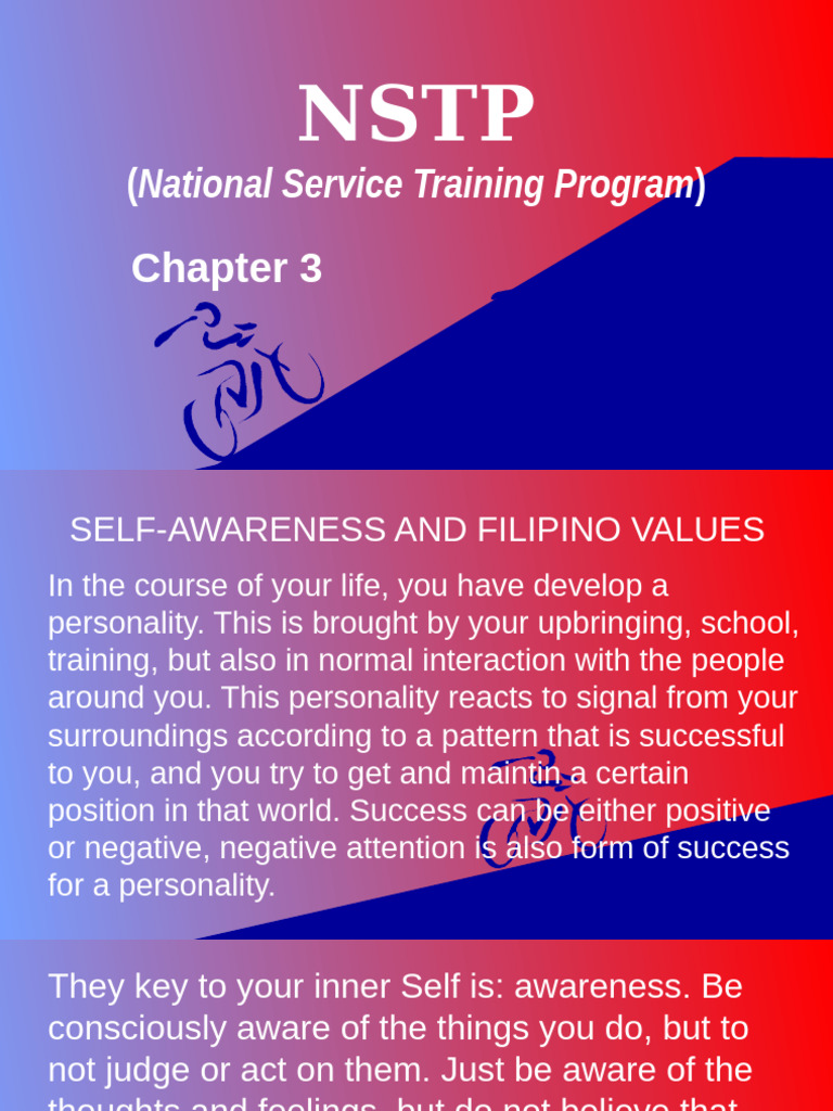 NSTP Reporting | PDF | Self Awareness | Awareness