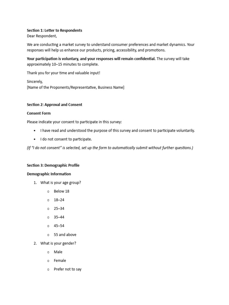 Market Survey Participation Request | PDF | Retail | Business Process