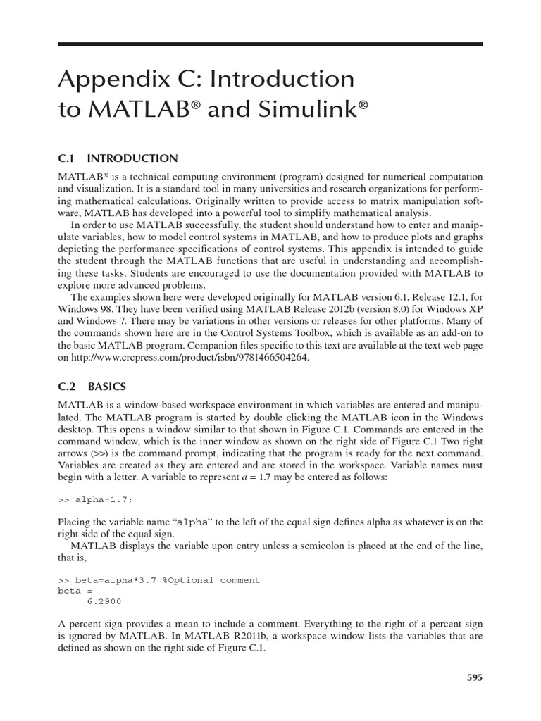 introduction to matlab and simulink | PDF | Trigonometric Functions ...