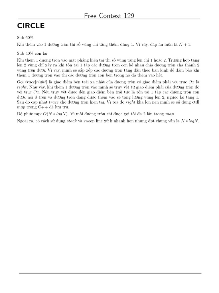 CIRCLE Solution | PDF