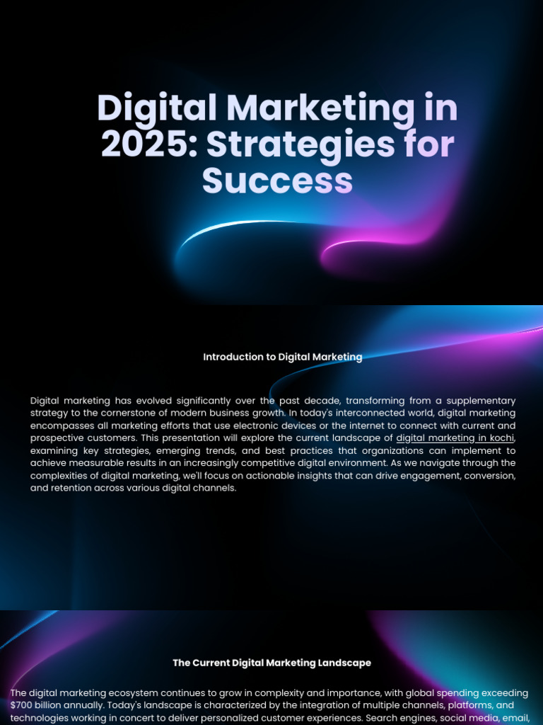 Digital Marketing Strategies for 2025 | PDF | Digital Marketing ...