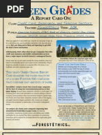 Forest Ethics Green Grades 2011