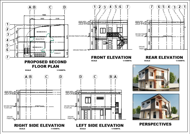 Proposed Second Floor Addition | PDF | Buildings And Structures ...