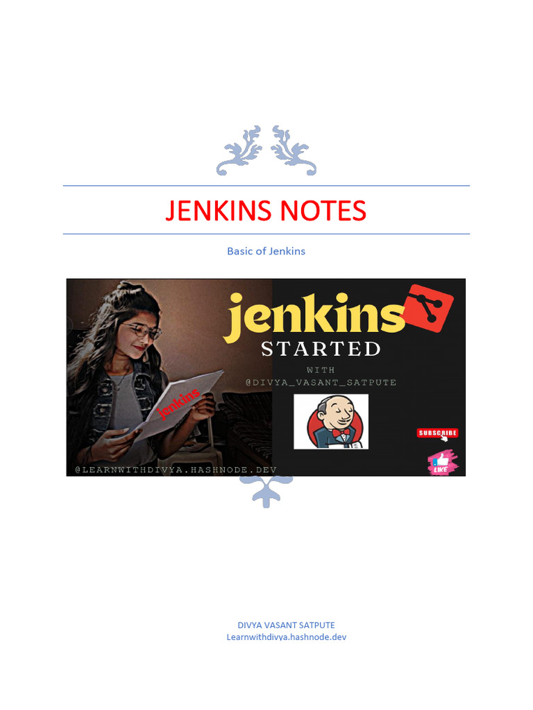 Jenkins Basics: CI/CD Automation Guide | PDF | Systems Engineering ...